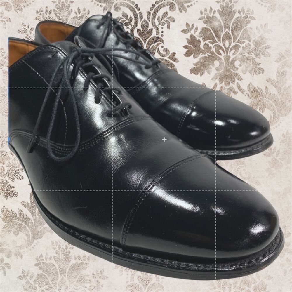 Allen Edmonds Black Leather Oxfords